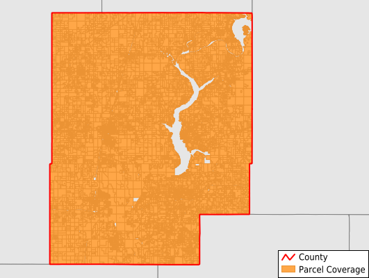Mayes County Oklahoma GIS Parcel Data Download Coverage