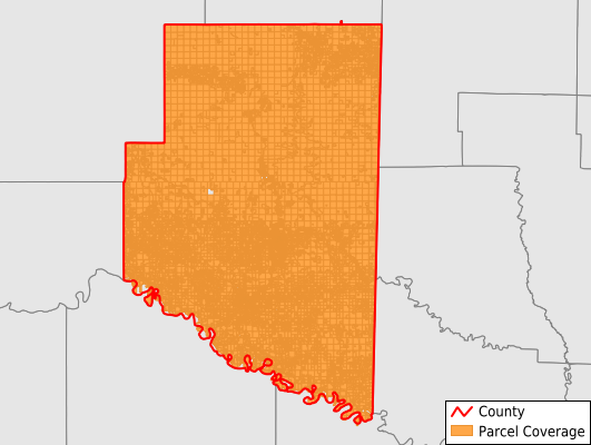 McCurtain County Oklahoma GIS Parcel Data Download Coverage