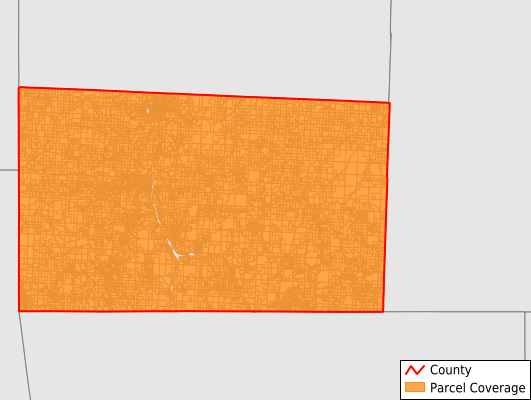 McDonald County Missouri GIS Parcel Data Download Coverage