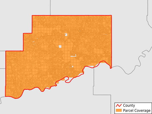 McIntosh County Oklahoma GIS Parcel Data Download Coverage