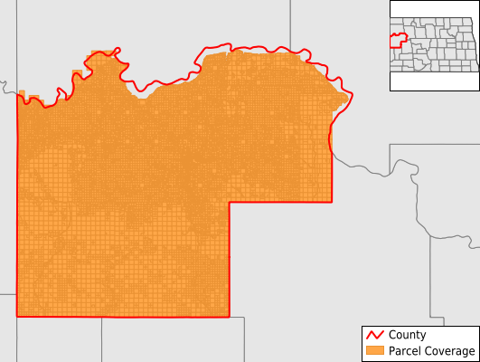 McKenzie County North Dakota GIS Parcel Data Download Coverage