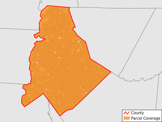 Mecklenburg County North Carolina GIS Parcel Data Download Coverage