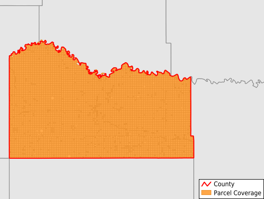 Mellette County South Dakota GIS Parcel Data Download Coverage