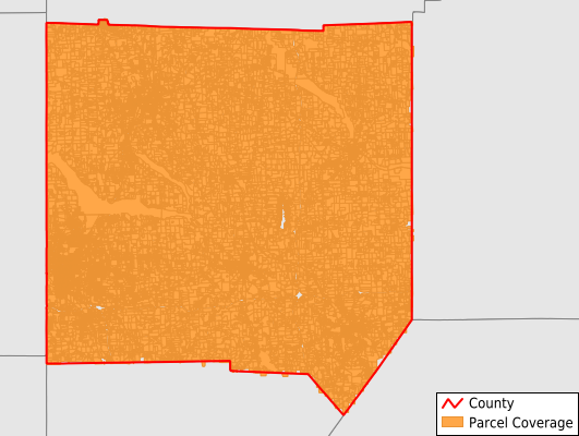 Mercer County Pennsylvania GIS Parcel Data Download Coverage