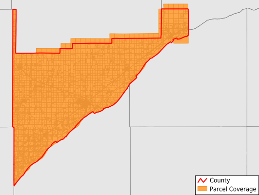 Merrick County Nebraska GIS Parcel Data Download Coverage