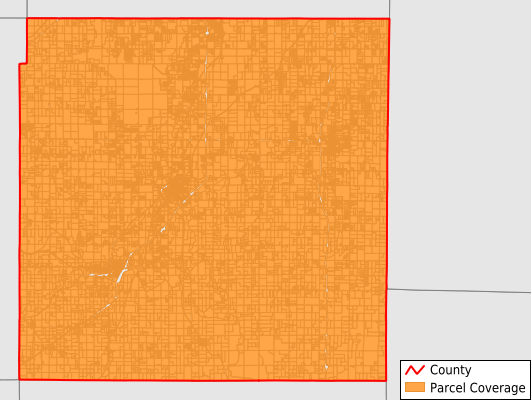 Miami County Kansas GIS Parcel Data Download Coverage