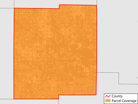 Midland County Michigan GIS Parcel Data Download Coverage