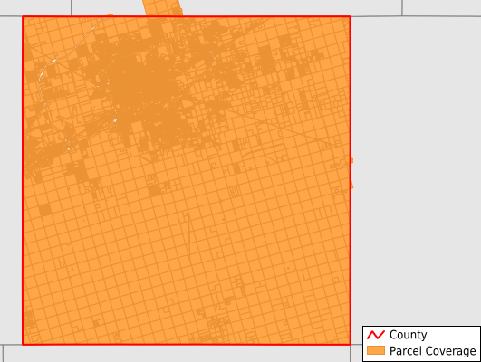 Midland County Texas GIS Parcel Data Download Coverage