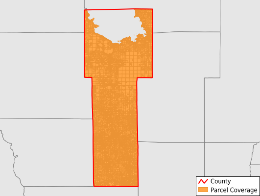 Mille Lacs County Minnesota GIS Parcel Data Download Coverage