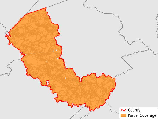 Mingo County West Virginia GIS Parcel Data Download Coverage