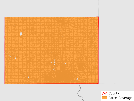 Minnehaha County South Dakota GIS Parcel Data Download Coverage