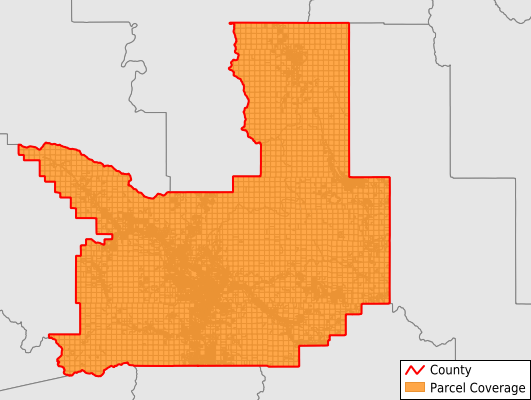 Missoula County Montana GIS Parcel Data Download Coverage