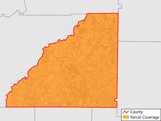 Mitchell County Georgia GIS Parcel Data Download Coverage