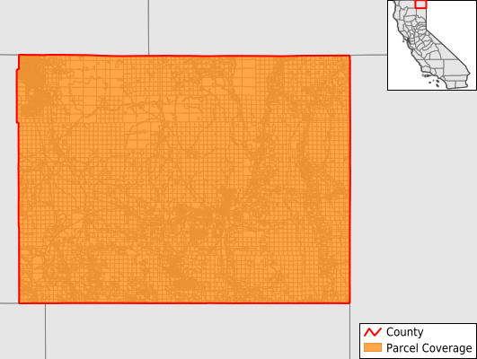 Modoc County California GIS Parcel Data Download Coverage