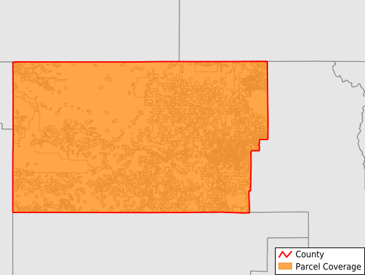 Moffat County Colorado GIS Parcel Data Download Coverage