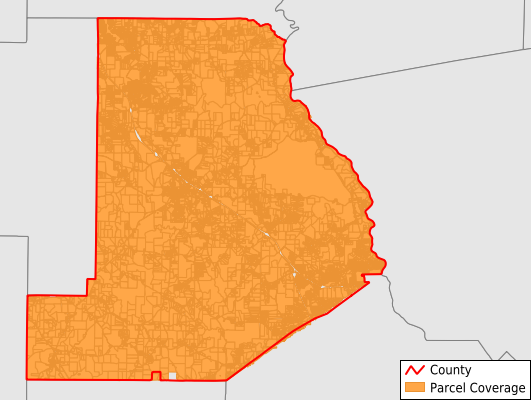 Monroe County Georgia GIS Parcel Data Download Coverage