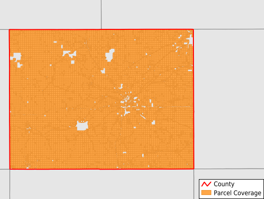 Monroe County Iowa GIS Parcel Data Download Coverage