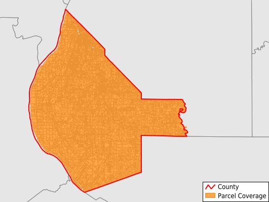 Monroe County Illinois GIS Parcel Data Download Coverage