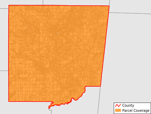 Monroe County Mississippi GIS Parcel Data Download Coverage