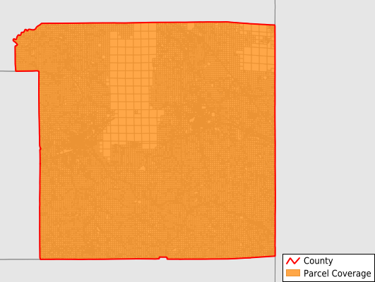 Monroe County Wisconsin GIS Parcel Data Download Coverage
