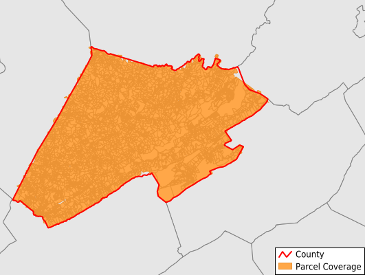 Monroe County West Virginia GIS Parcel Data Download Coverage