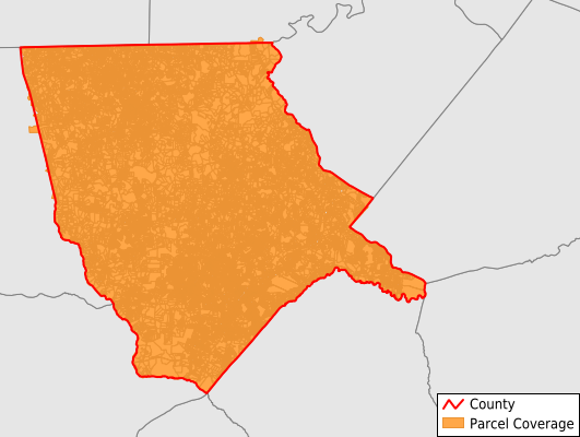 Moore County North Carolina GIS Parcel Data Download Coverage