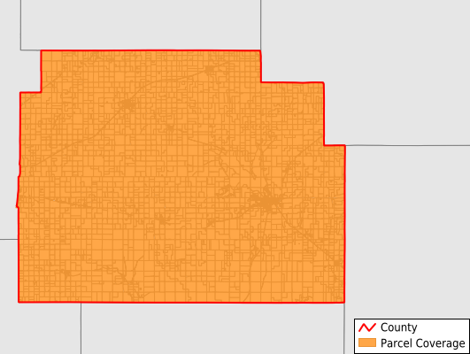 Morris County Kansas GIS Parcel Data Download Coverage