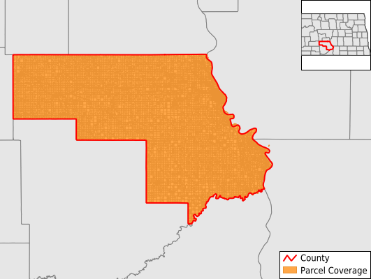 Morton County North Dakota GIS Parcel Data Download Coverage