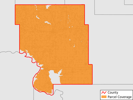 Mountrail County North Dakota GIS Parcel Data Download Coverage