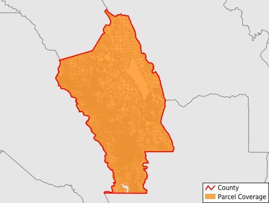 Napa County California GIS Parcel Data Download Coverage
