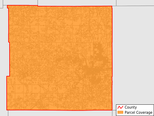 Natrona County Wyoming GIS Parcel Data Download Coverage