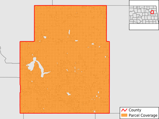 Nelson County North Dakota GIS Parcel Data Download Coverage