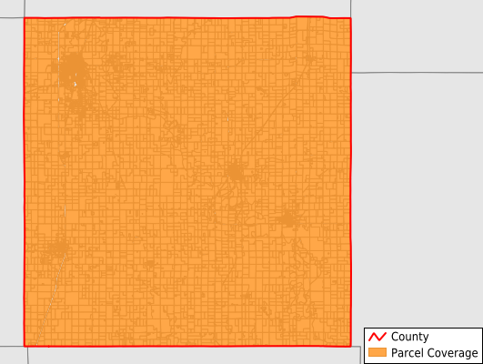Neosho County Kansas GIS Parcel Data Download Coverage