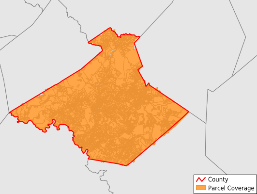 Nicholas County West Virginia GIS Parcel Data Download Coverage