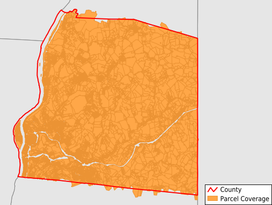 Ohio County West Virginia GIS Parcel Data Download Coverage