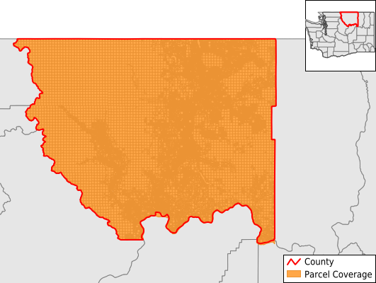 Okanogan County Washington GIS Parcel Data Download Coverage