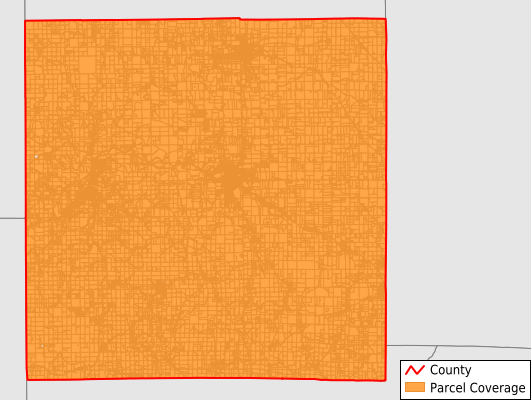 Orange County Indiana GIS Parcel Data Download Coverage