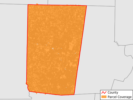 Orange County North Carolina GIS Parcel Data Download Coverage