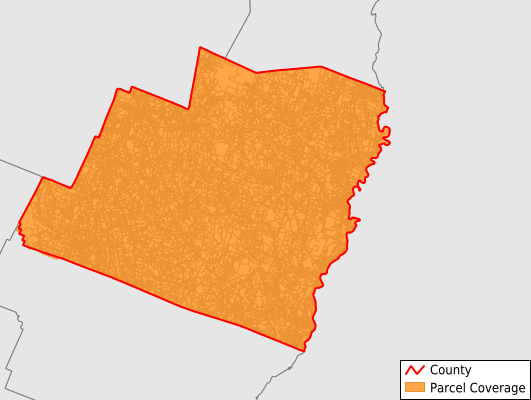 Orange County Vermont GIS Parcel Data Download Coverage