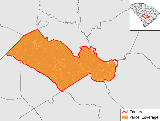Orangeburg County South Carolina GIS Parcel Data Download Coverage
