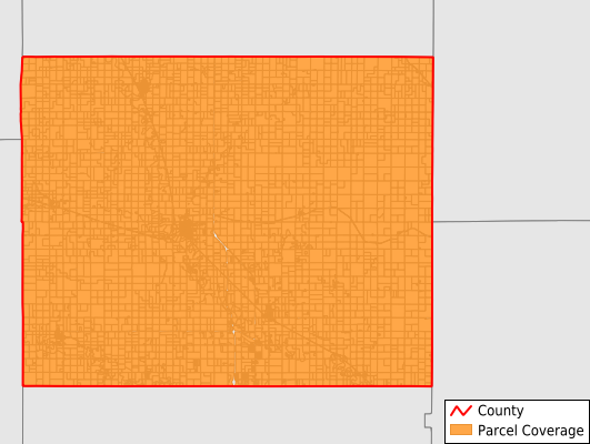 Ottawa County Kansas GIS Parcel Data Download Coverage