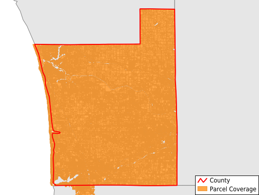 Ottawa County Michigan GIS Parcel Data Download Coverage