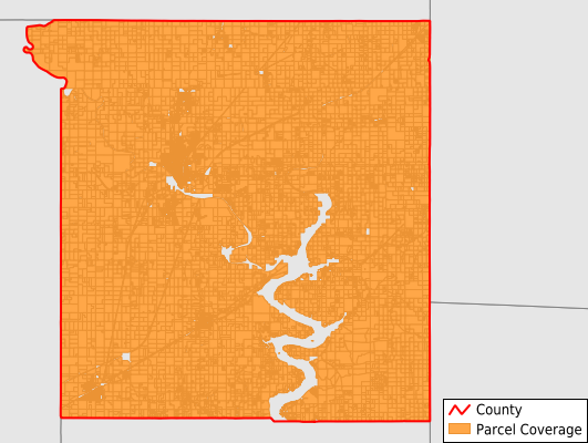 Ottawa County Oklahoma GIS Parcel Data Download Coverage