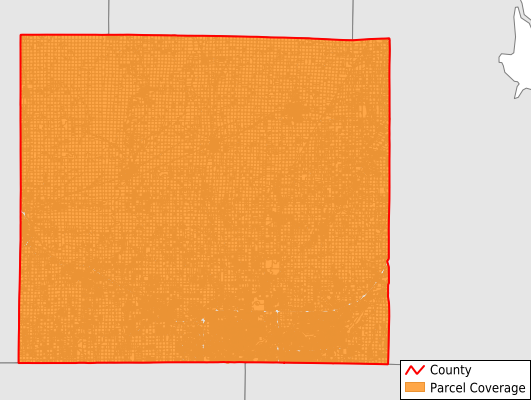Outagamie County Wisconsin GIS Parcel Data Download Coverage