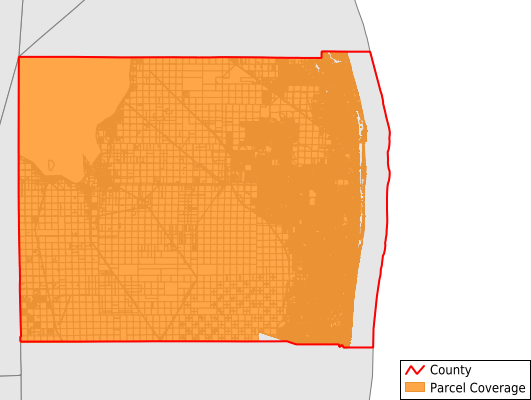 Palm Beach County Florida GIS Parcel Data Download Coverage