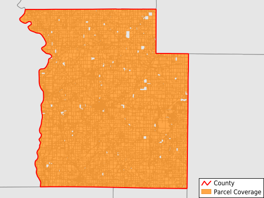 Parke County Indiana GIS Parcel Data Download Coverage