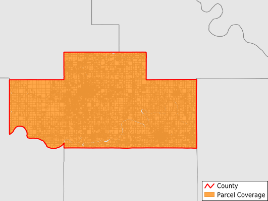 Payne County Oklahoma GIS Parcel Data Download Coverage