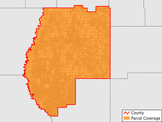 Pearl River County Mississippi GIS Parcel Data Download Coverage
