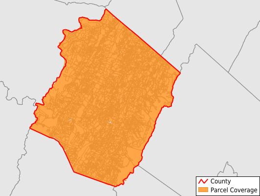 Pendleton County Wv Parcel Data Coverage Map 