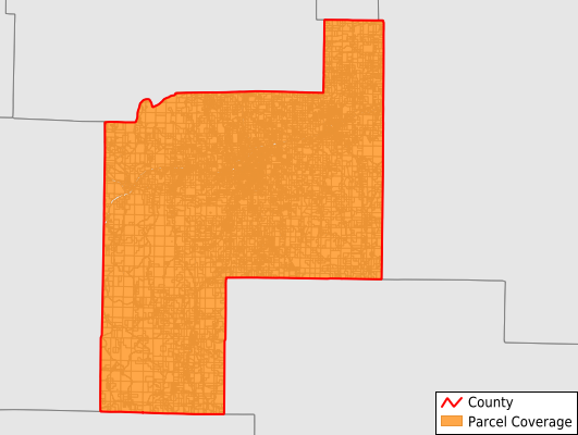 Phelps County Missouri GIS Parcel Data Download Coverage